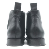 Jenni Kayne Chelsea Boots Black Leather Size 37.5 Flat Ankle Boots