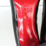 Christian Louboutin Decollete 868 100 Pumps Black Patent Leather Size 41