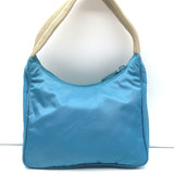 Prada Tessuto Nylon Mini Hobo Blue Shoulder Bag