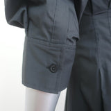 Simkhai Jazz Pintuck Midi Shirt Dress Black Poplin Size Extra Small