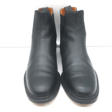 Woman by Common Projects Chelsea Boots Black Leather Size 37 Flat Ankle Boots