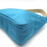 Prada Tessuto Nylon Mini Hobo Blue Shoulder Bag