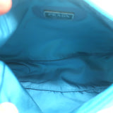 Prada Tessuto Nylon Mini Hobo Blue Shoulder Bag