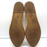 Gucci Logo Espadrilles Cream Canvas Size 39.5