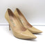 Jimmy Choo Abel Pumps Beige Patent Leather Size 40.5 Pointed Toe Heels