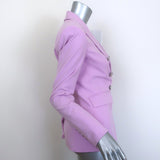 Veronica Beard Miller Dickey Jacket Barely Orchid Size 0 Double Breasted Blazer