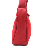 Prada Tessuto Nylon Mini Hobo Red Shoulder Bag