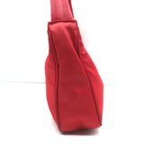 Prada Tessuto Nylon Mini Hobo Red Shoulder Bag