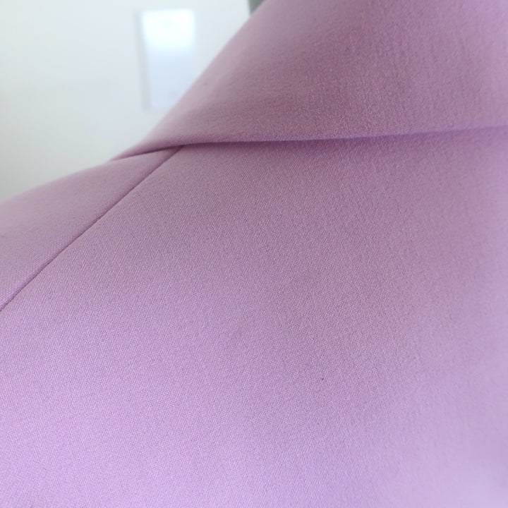 Veronica Beard Miller Dickey Jacket Barely Orchid Size 0 Double Breasted Blazer