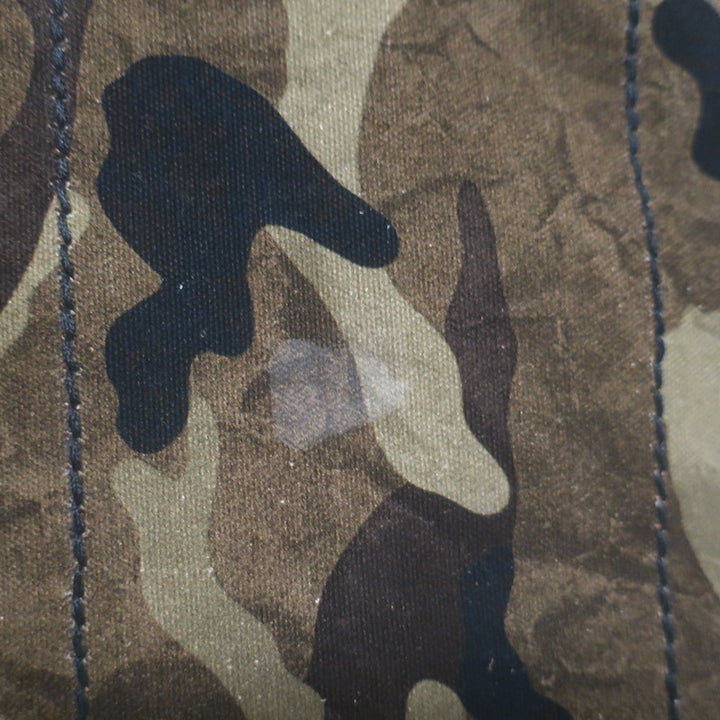 Prada Large Canapa Camo Tote Bag Army Green Canvas