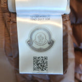 Moncler Maglione Tricot Alla Coreana Knit Puffer Jacket Pink Wool Size Small