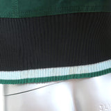 Sandro Suede Bomber Jacket Green Size 1