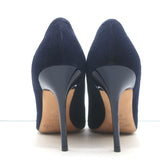 Jimmy Choo Abel Pumps Navy Suede Size 39 Pointed Toe Heels