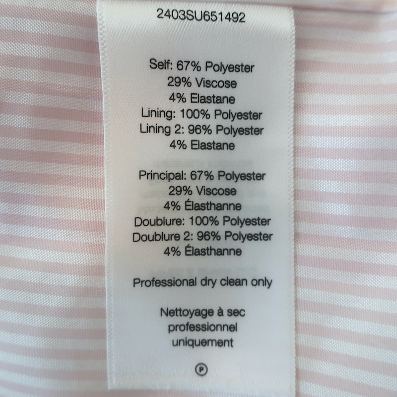 Veronica Beard Miller Dickey Jacket Barely Orchid Size 0 Double Breasted Blazer