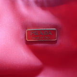 Prada Tessuto Nylon Mini Hobo Red Shoulder Bag