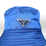 Prada Re-Nylon Bucket Hat Blue Size Large