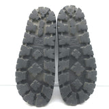 Prada Triangle Logo Rubber Pool Slide Sandals Black Size 38