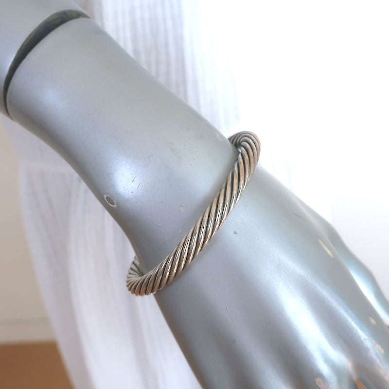 David Yurman Renaissance Cabochon Cuff Bracelet Sterling Silver &amp; 14k Gold