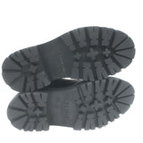 Celine Bulky Lace-Up Combat Boots Dark Brown Leather Size 37 NEW