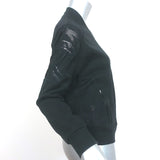 Alo Yoga Laser Cut Zip-Up Jacket Black Size Small