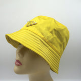 Prada Re-Nylon Bucket Hat Yellow Size Extra Small