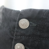 MM6 Maison Margiela High Rise Paneled Barrel-Leg Jeans Black Size 24