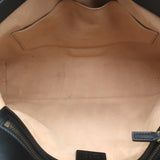 Gucci GG Marmont Animal Studs Medium Shoulder Bag Black Matelasse Leather