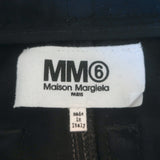 MM6 Maison Margiela High Rise Paneled Barrel-Leg Jeans Black Size 24