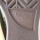 Comme des Garcons PLAY x Converse Chuck 70 Multi Heart Sneakers Olive Size 6 NEW