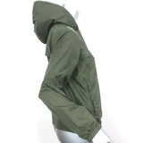 Moncler Gradignan Hooded Windbreaker Jacket Green Youth Size 14