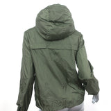Moncler Gradignan Hooded Windbreaker Jacket Green Youth Size 14