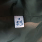 Moncler Gradignan Hooded Windbreaker Jacket Green Youth Size 14