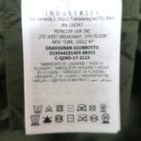 Moncler Gradignan Hooded Windbreaker Jacket Green Youth Size 14