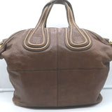Givenchy Medium Studded Nightingale Bag Brown Leather Satchel