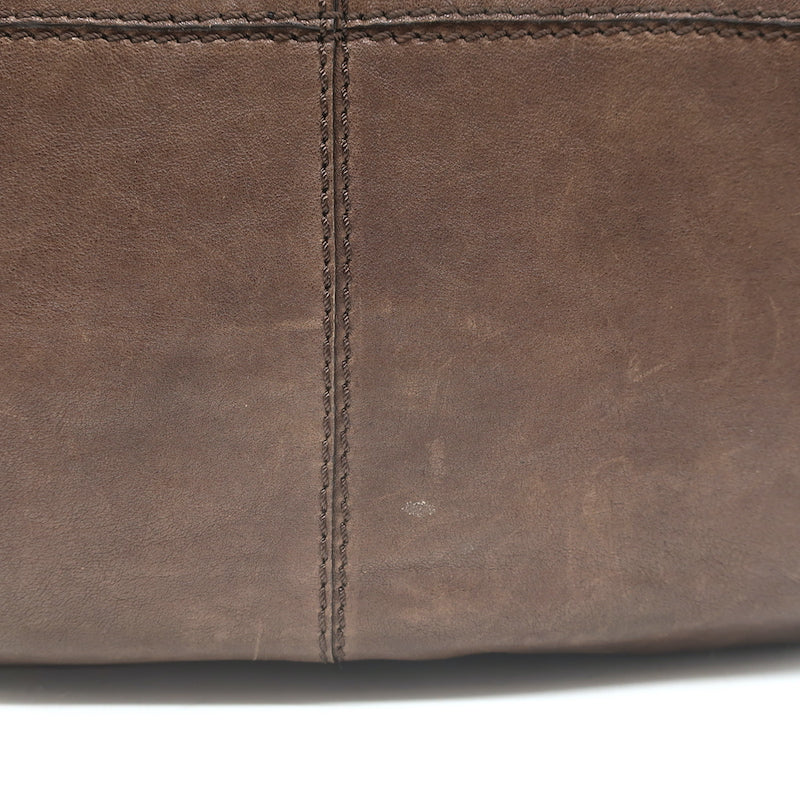 Givenchy Medium Studded Nightingale Bag Brown Leather Satchel