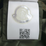 Moncler Gradignan Hooded Windbreaker Jacket Green Youth Size 14