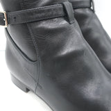 Prada Jodhpur Ankle Boots Black Leather Size 37