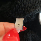 Gucci Logo Hoodie Sweatshirt Black Size Small Oversize Pullover