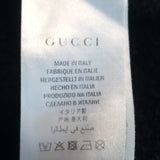 Gucci Logo Hoodie Sweatshirt Black Size Small Oversize Pullover