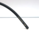 Pomellato Round Eyeglasses Black/Gold PM0041O 001 46mm NEW