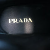 Prada Jodhpur Ankle Boots Black Leather Size 37