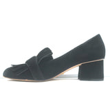 Gucci GG Marmont Fringed Suede Pumps Black Size 37.5