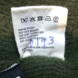 Jacquemus Le Cardigan Alzou Cropped Sweater Green Mohair-Blend Size 42