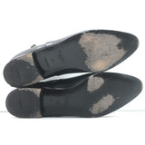 Prada Jodhpur Ankle Boots Black Leather Size 37