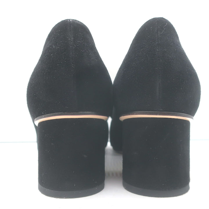 Gucci GG Marmont Fringed Suede Pumps Black Size 37.5