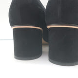 Gucci GG Marmont Fringed Suede Pumps Black Size 37.5