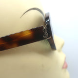 Saint Laurent Oval Tortoiseshell Sunglasses Havana/Green SL M 136 002 52mm