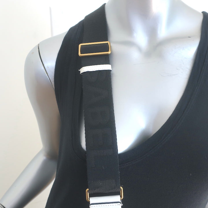Isabel Marant Nessah Crossbody Bag White Leather Small Clutch