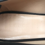 Gucci GG Marmont Fringed Suede Pumps Black Size 37.5