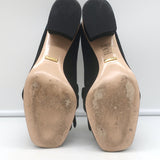 Gucci GG Marmont Fringed Suede Pumps Black Size 37.5